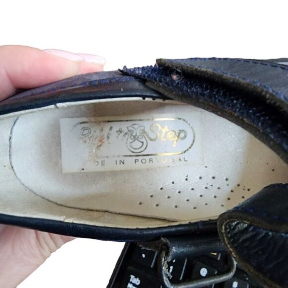 Made In Portugal Mary Jane Suede Leather Shoes Toddler Girls Size 8 US - Picture 8 of 13